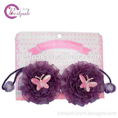korea style sheer ribbon hair accessories for small kids